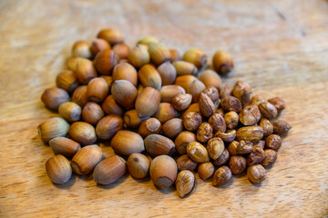 Hazelnuts have a pleasantly sweet taste and come from the hazel tree.