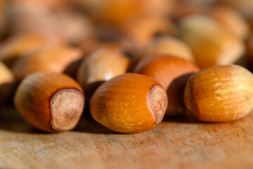 Hazelnuts have a pleasantly sweet taste and come from the hazel tree.