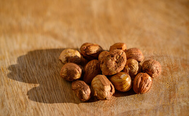 Hazelnuts have a pleasantly sweet taste and come from the hazel tree.