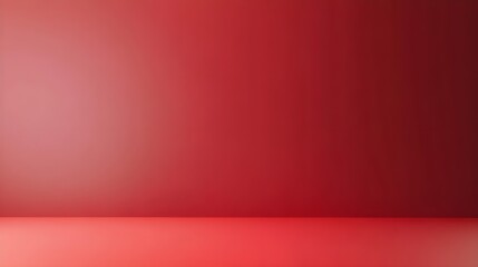A smooth red backdrop with a soft gradient, ideal for showcasing products or marketing content with ample copy space