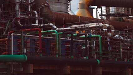 Industry Plant Chemical Oil Piping