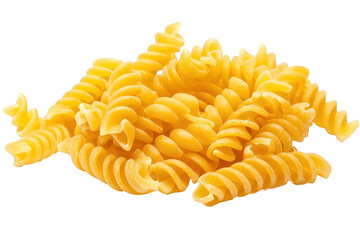 Macaroni Pasta Isolated on Transparent Background 