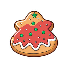 Christmas Cookie Vector clip art Illustration file .
