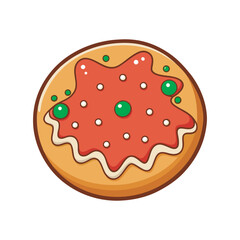 Christmas Cookie Vector clip art Illustration file .