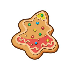 Christmas Cookie Vector clip art Illustration file .