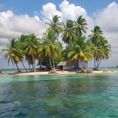 Explore Miryadub, a beautiful tourist island in San Blas, Panama. Generative AI