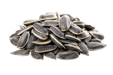 Sunflower Seeds Isolated on Transparent Background 