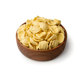 Raw Orecchiette Pasta, Homemade Dry Macaroni, Italian Recchietedde
