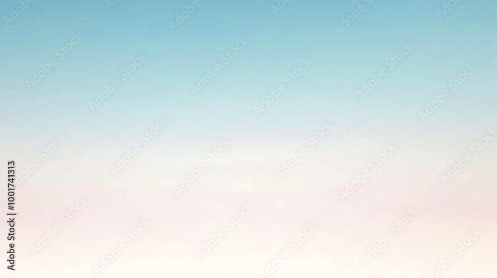 Aufkleber a soft, blurred gradient background featuring a pale blue sky transitioning into a white and pink bo