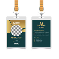 Print ready id card design