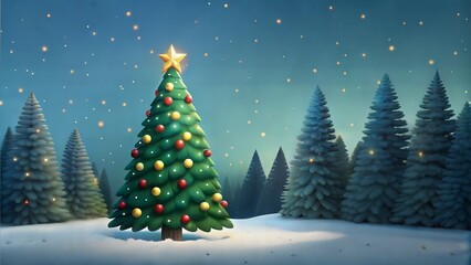 Christmas tree background