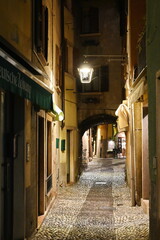 Gasse in Malcesine am Gardasee