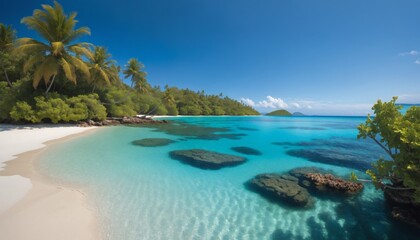 Fototapeta premium Turquoise Beach in Oceania