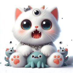 Obraz premium illustration, monster, catoon