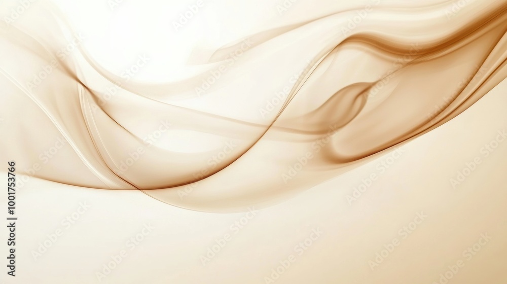 Poster swirling steam rises gracefully in the air, suggesting the presence of an invisible coffee cup in a 