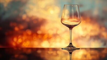 Vintage crystal glassware displayed on shelves in a dimly lit setting