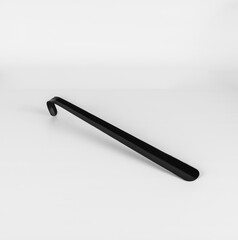 Shoe horn. Putting on shoes comfortably.