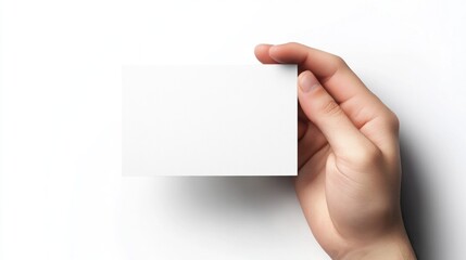 Blank Business Card Mockup