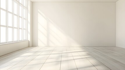 Bright Minimalist Living Room with Natural Light