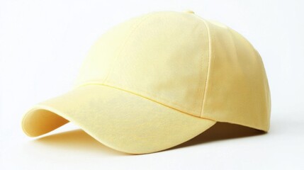 Yellow Baseball Cap Mockup Template