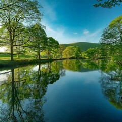 Evening Serenity: A Romantic Dusk at Coniston Lake