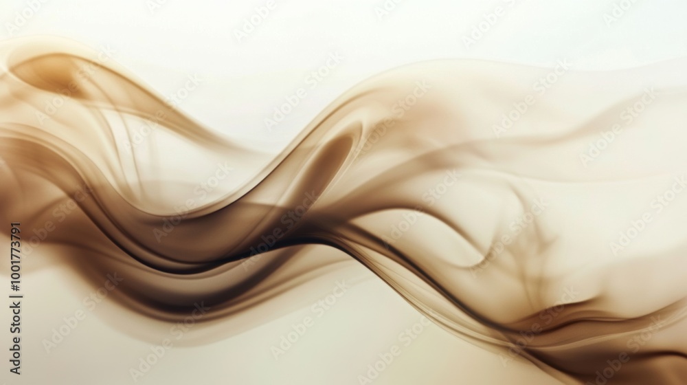 Poster swirling steam dances gracefully in the air, creating an abstract pattern reminiscent of a hot coffe