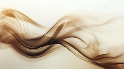 Swirling steam dances gracefully in the air, creating an abstract pattern reminiscent of a hot coffee cup in a cozy café setting. Generative AI