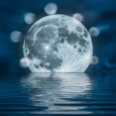 moon, sky, night, clouds, full, dark, cloud, blue, stars, moonlight, space, light, nature, star, lunar, black, dream, universe, bright, sea, astronomy, halloween, planet, water, midnight