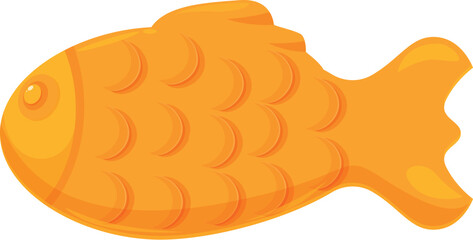 Delicious taiyaki japanese fish shaped cake dessert pastry food illustration