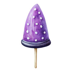 Joyful rainbow lollipop in a variety of flavors