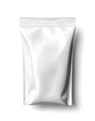 Minimalistic White Spout Pouch Packaging Mockup