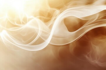 Abstract swirling steam rises gracefully, creating a warm, inviting atmosphere reminiscent of a cozy coffee moment. Generative AI