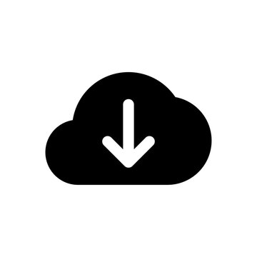 recommend clip art: cloud download icon with arrow down symbol, save import icon, data storage database icons button	
                    