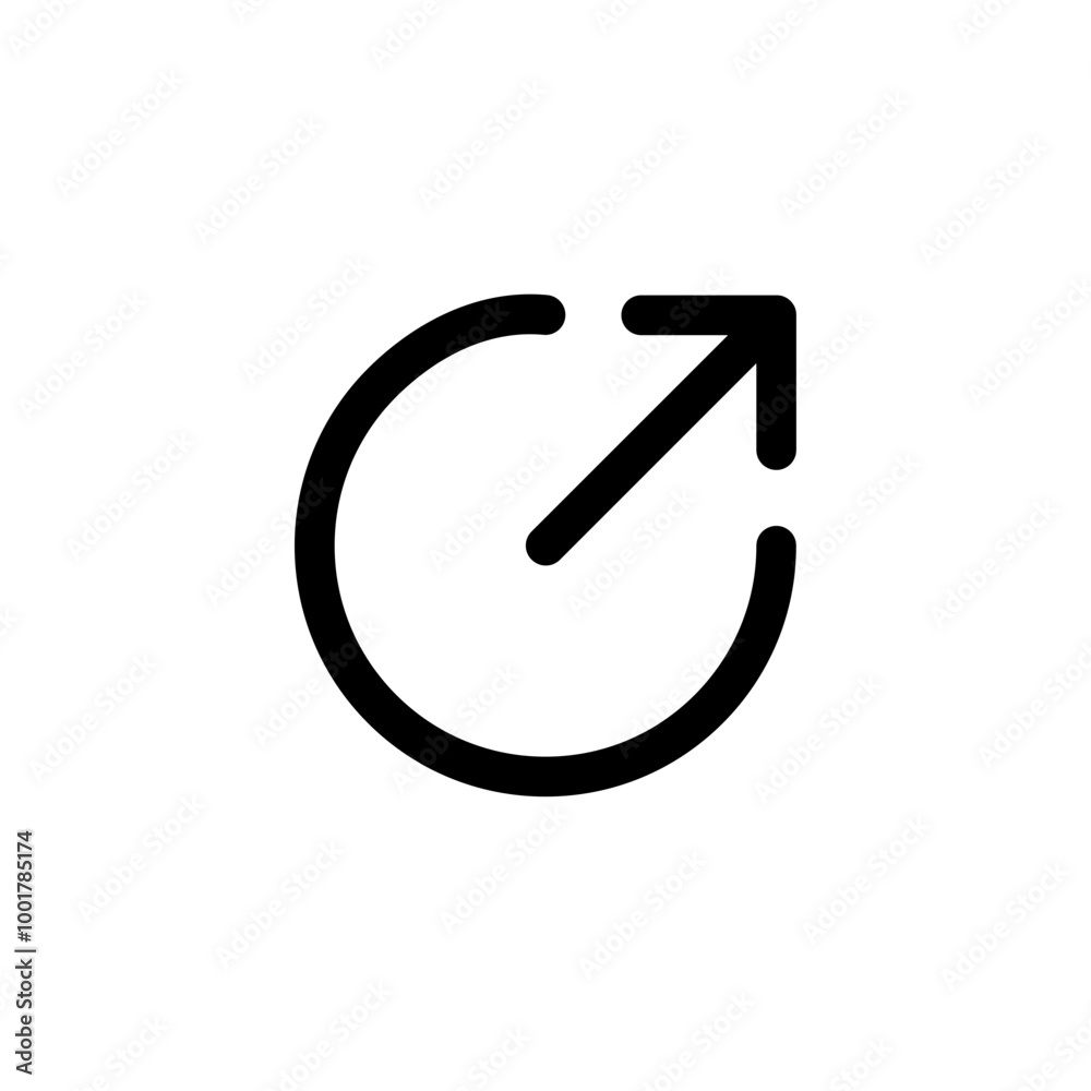 Poster share icon symbol . External Link Icon, page open new window icon symbol, open another tab icon button. share icon button
