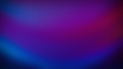 A vibrant abstract gradient blending rich shades of purple, blue, and magenta with a grainy texture. Ideal for 4K backgrounds, wallpapers, and creative design projects