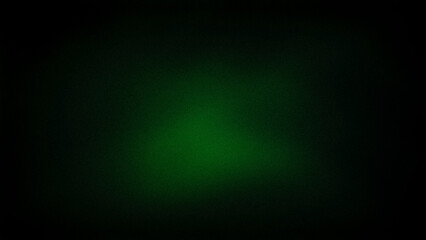 Obraz premium Dark abstract gradient with deep shades of green blending into black, enhanced by a grainy texture. Ideal for modern, moody backdrops