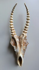 Antelope Skull with Curved Horns: A Striking Natural Decor