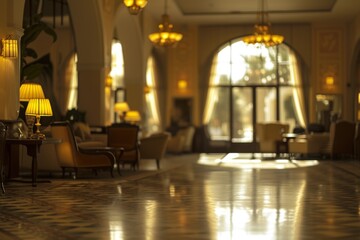 Grand Hotel Lobby Interior Design: Elegant and Luxurious