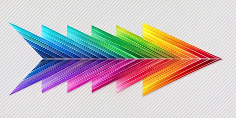 Elegant Arrow Design with Transparent Background for Creative Projects and Graphic Design Needs