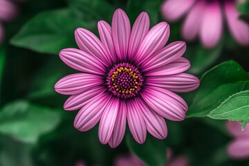 ; Arlington, Massachusetts. Close-up of a purple coneflower, Echinacea purpurea.
