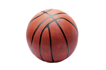 Transparent Basketball - Isolated on Black Background - Sports Equipment