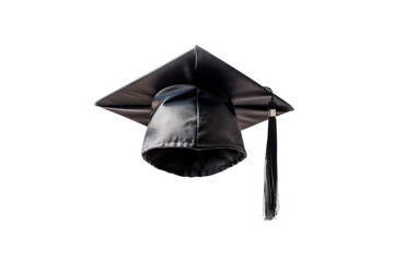 Transparent Black Graduation Cap - Achievement, Education, Success, Ceremony