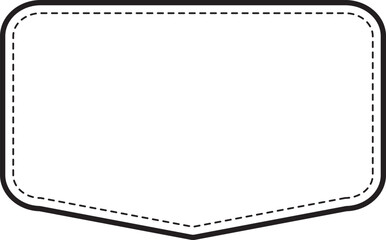 Black Border Label Frame for Composition Book