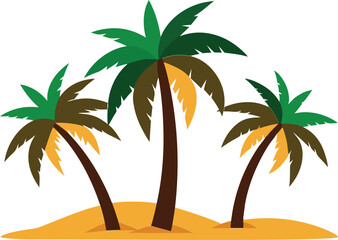 palm tree vector illustration design