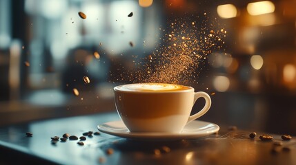 Fototapeta premium Coffee. Food background