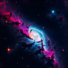 Fototapeta premium stars and clouds