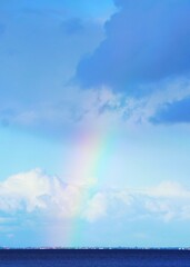 Tęcza ustawiona pionowo © Adam