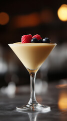 Elegant Zabaglione Dessert with Berries