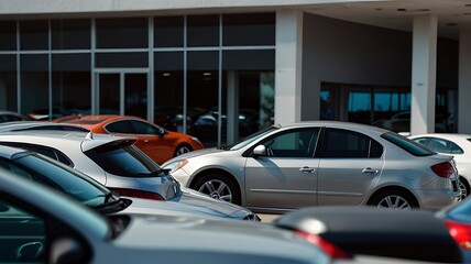 Fototapeta premium cars on the street