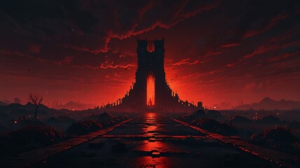 Fototapeta premium Halloween scene